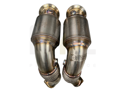 Active Autowerke BMW S63 N63 E70 E71 F85 F86 Sport Cat Downpipe (Inc. X5 50ix, X6 50ix, X5 M & X6 M) - ML Performance UK