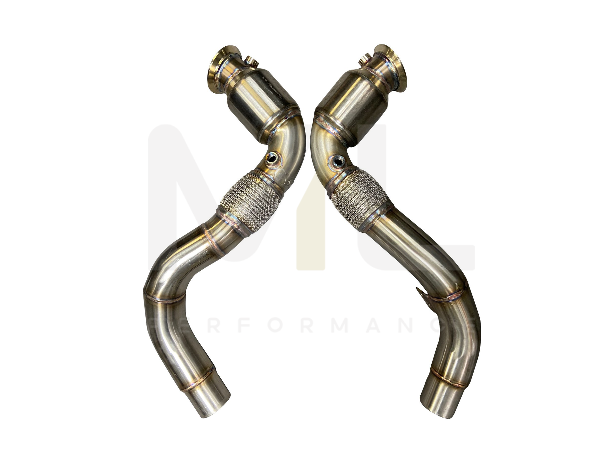 Active Autowerke BMW S63 N63 E70 E71 F85 F86 Sport Cat Downpipe (Inc. X5 50ix, X6 50ix, X5 M & X6 M) - ML Performance UK