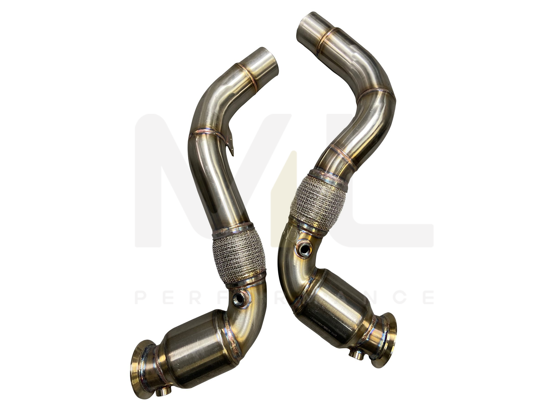 Active Autowerke BMW S63 N63 E70 E71 F85 F86 Sport Cat Downpipe (Inc. X5 50ix, X6 50ix, X5 M & X6 M) - ML Performance UK