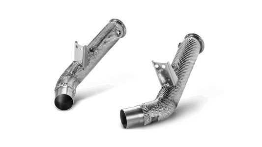 Akrapovic Alfa Romeo Giulia Quadrifoglio Catless Downpipes - ML Performance UK
