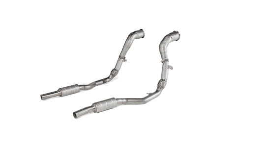 Akrapovic Audi 4M RS Q8  Stainless Steel Downpipe & Link Pipe - ML Performance UK