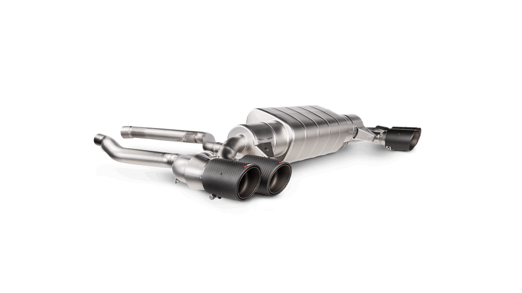Akrapovic BMW G20 G21 M340i Slip-On Line Titanium OPF GPF Back Exhaust - ML Performance UK 