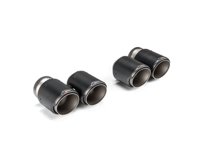 Akrapovic BMW G80 G82 Matte Carbon Tail Pipe Set (M3, M3 Competition, M4 & M4 Competition) - ML Performance UK