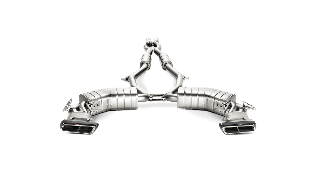 Akrapovic Mercedes-Benz C217 S 63 AMG Coupe Evolution Line Titanium Link Pipe Set - ML Performance UK