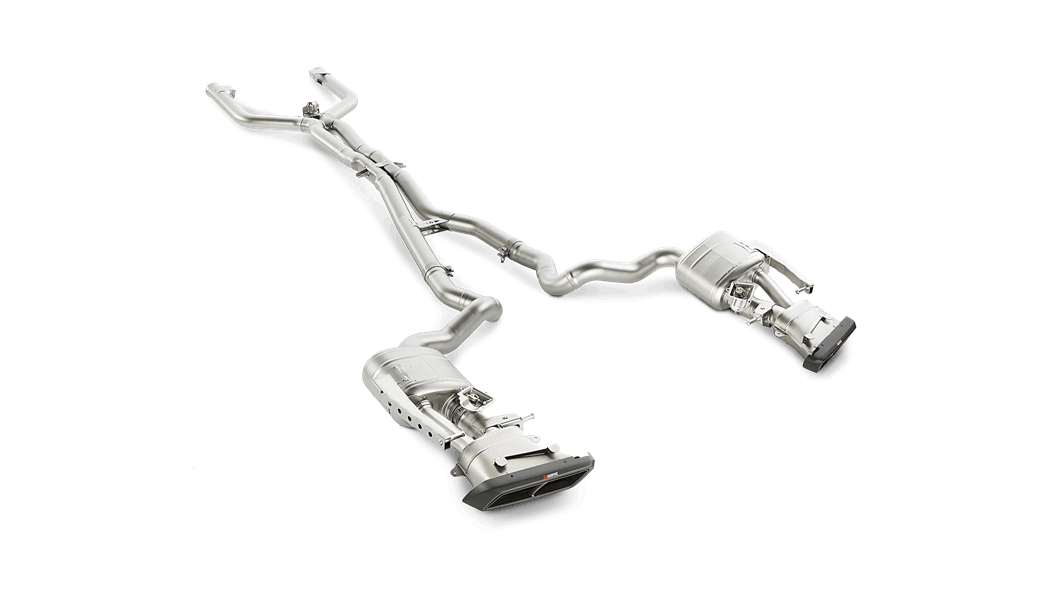 Akrapovic Mercedes-Benz C205 S205 W205 Titanium Evolution Link Pipe Set (C63 AMG & C63 S AMG) - ML Performance UK