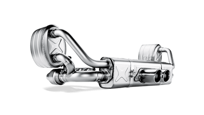Akrapovič Porsche 3.6 997 911 Slip-On Line Titanium Exhaust System (911 GT3 & GT3 RS) - ML Performance UK