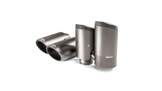 Akrapovič Porsche 536 Cayenne Evolution Line Titanium Tail Pipe Set (Inc. Cayenne S, E-Hybrid, Turbo & Cayenne Coupe Turbo S E-Hybrid) - ML Performance UK