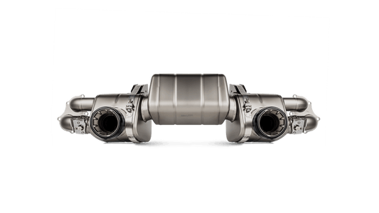 Akrapovič Porsche 718 Slip-On Line Titanium Exhaust System (Cayman GT4 & Boxster Spyder) - ML Performance UK