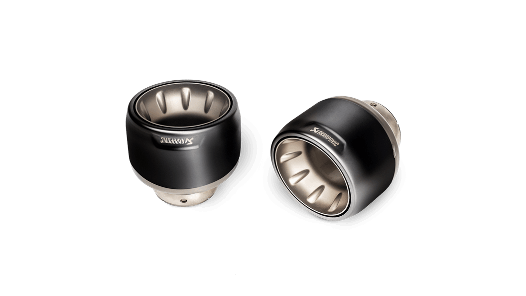 Akrapovič Porsche 718 Titanium Tail Pipe Set (Cayman GT4 & Boxster Spyder) - ML Performance UK