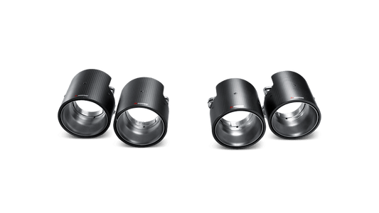 Akrapovič Porsche 958 Cayenne Carbon Tail Pipe Set (Inc. Cayenne, S, GTS & Turbo) - ML Performance UK