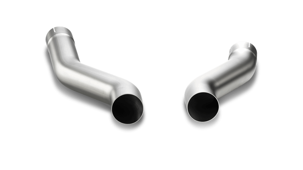 Akrapovič Porsche 958 Cayenne Titanium Link Pipe Set (Cayenne S Diesel, Cayenne Turbo & Cayenne Turbo S) - ML Performance UK