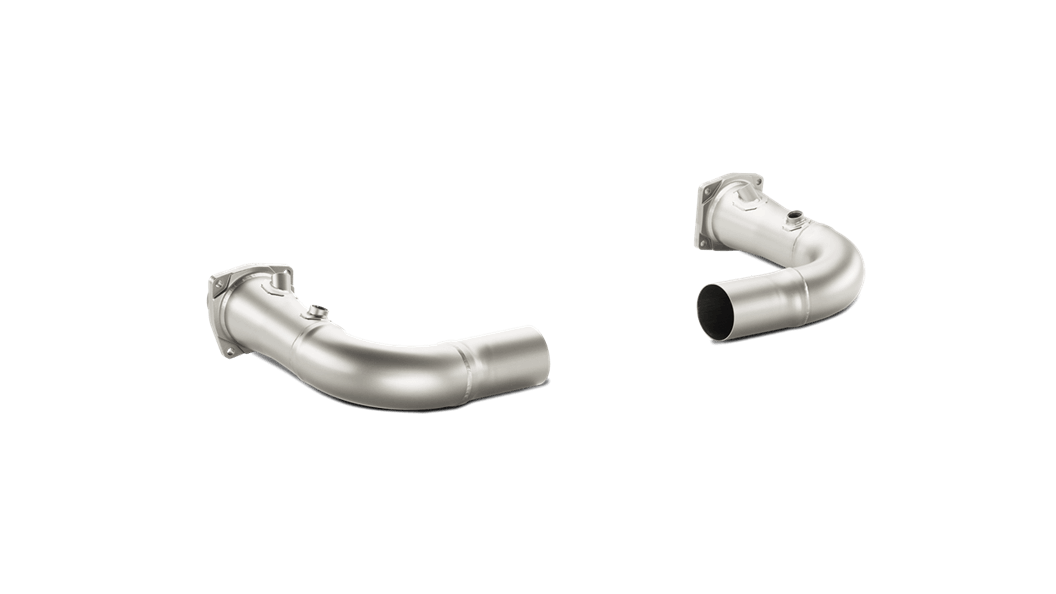 Akrapovič Porsche 991 911 Turbo Catless Titanium Link Pipe Set (911 Turbo & 911 Turbo S) - ML Performance UK