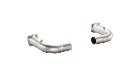 Akrapovič Porsche 991 911 Turbo Catless Titanium Link Pipe Set (911 Turbo & 911 Turbo S) - ML Performance UK