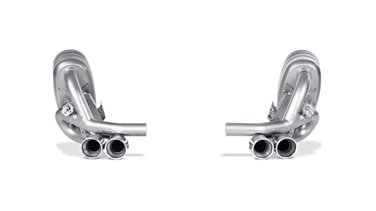 Akrapovič Porsche 997 DFI 911 Slip-On Line Titanium Exhaust System (Inc. Carrera S, Carrera GTS, Cabriolet 4 & Targa 4S) - ML Performance UK