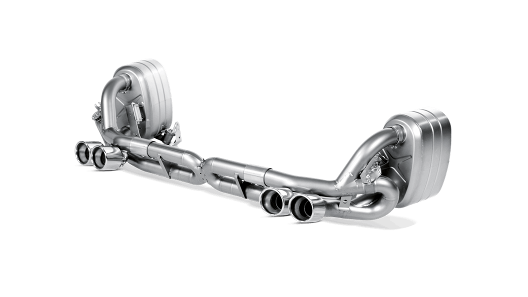Akrapovič Porsche 997 DFI 911 Slip-On Line Titanium Optional Collector (Inc. Carrera, Carrera S, Carrera Cabriolet GTS & Targa 4S) - ML Performance UK