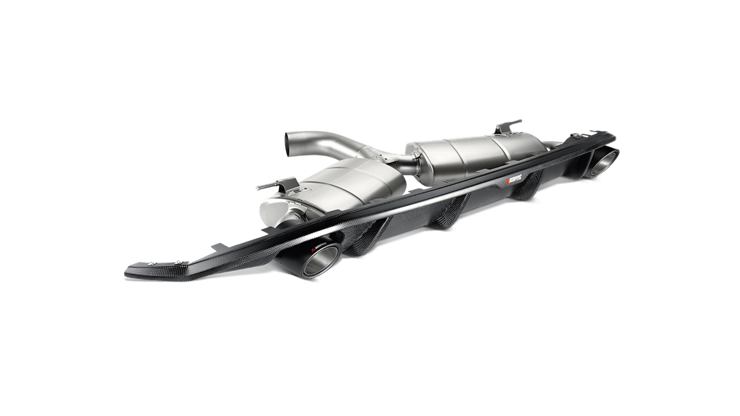 Akrapovic VW MK7 Golf GTI Rear Carbon Fibre Diffuser - ML Performance UK