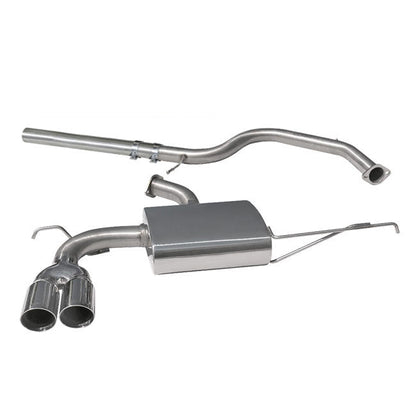 Cobra Exhaust Audi A3 (8P) 2.0 TDI 140PS (2WD) (3 Door) Twin Tip Cat Back Performance Exhaust | ML Performance UK Car Parts