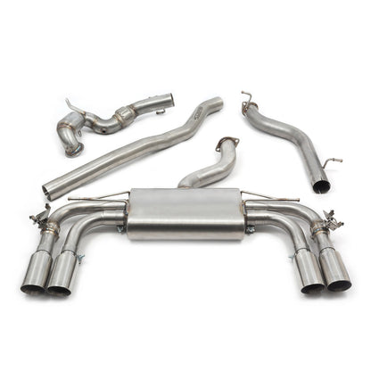Cobra Exhaust Audi S3 (8V) 3 Door (Valved) (13-17) Turbo Back Performance Exhaust