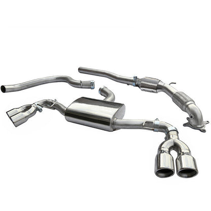 Cobra Exhaust Audi TT (Mk2) 1.8/2.0 TFSI (2WD) (2007-11) Turbo Back Performance Exhaust | ML Performance UK Car Parts
