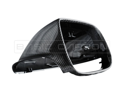 Basic Carbon Audi Gloss Carbon Fibre Mirror Covers (Q5, SQ5 & Q7) -ML Performance UK