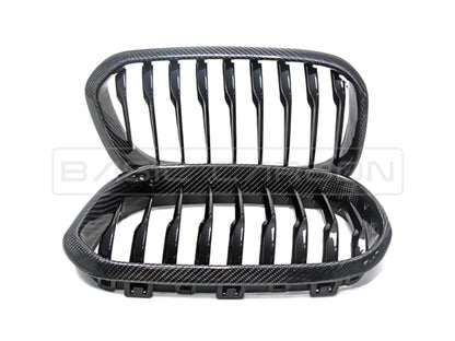 Basic Carbon BMW F22 F23 F87 Carbon Fibre Kidney Grille (Inc. M235i, M240i, M2 & M2 Competition) - ML Performance UK