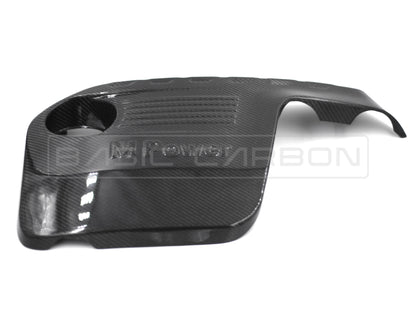 Basic Carbon BMW F80 F82 Pre-Preg Dry Carbon Engine Cover (M3 & M4) - ML Performance UK