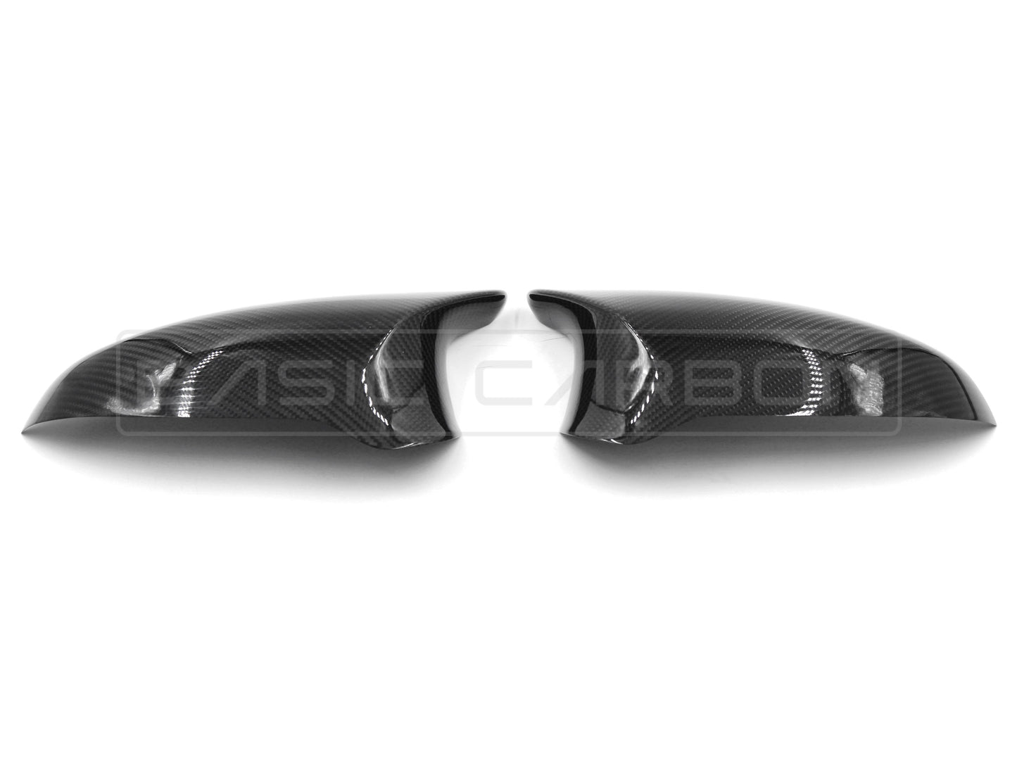 Basic Carbon BMW F80 M3 LHD Stick-On Style Mirror Covers - ML Performance UK