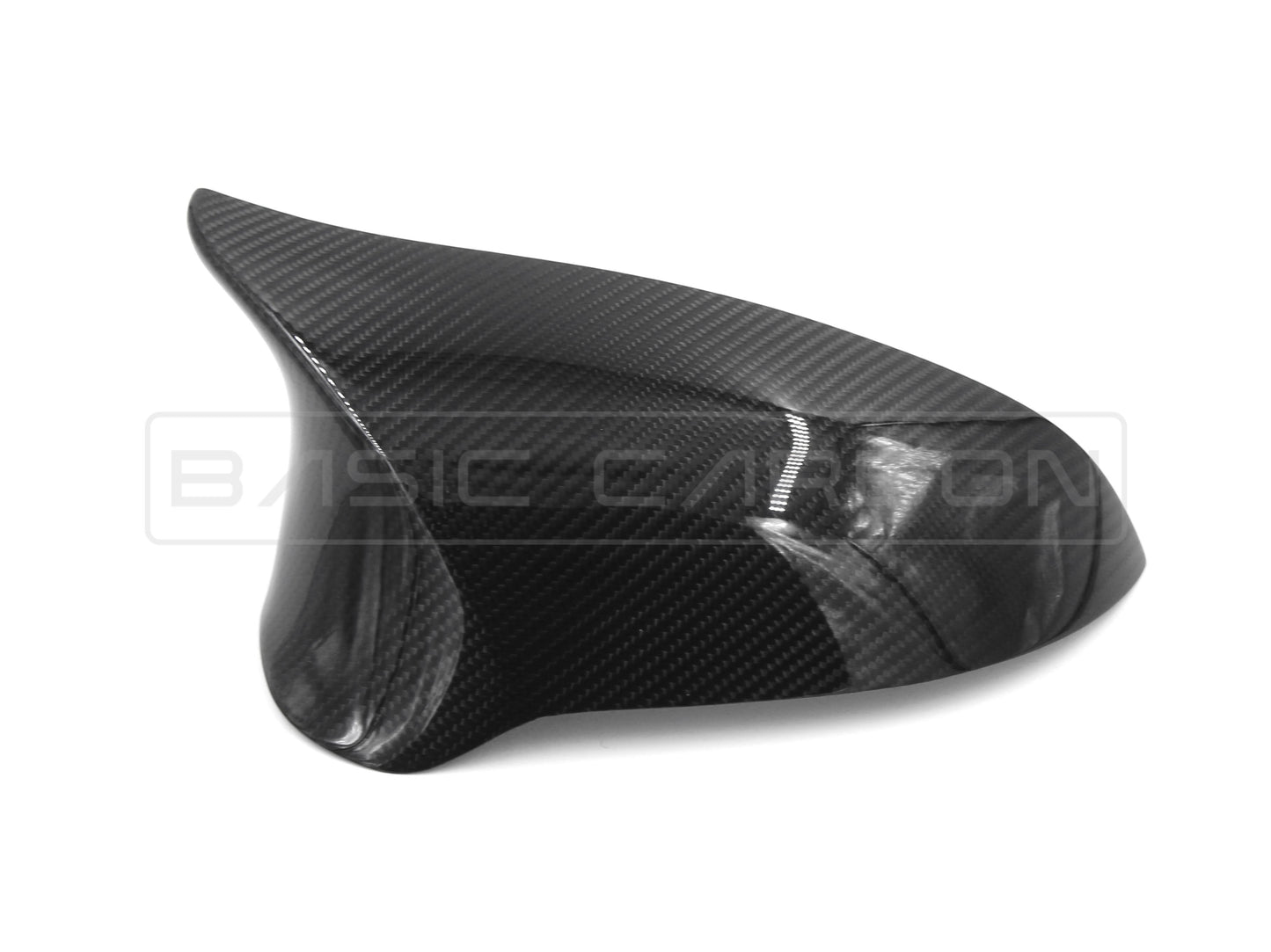 Basic Carbon BMW F80 M3 LHD Stick-On Style Mirror Covers - ML Performance UK