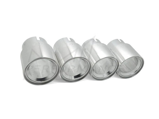 BMS BMW F10 F12 F13 Billet 3.75" Straight Cut Exhaust Tips (M5 & M6) - ML Performance UK