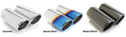 BMS BMW E Chassis E90 E92 Exhaust Tips (Pair) (323i, 325i, 328i & 330i) - ML Performance UK