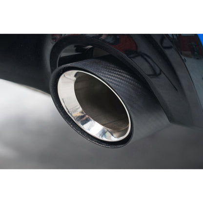 Cobra Exhaust BMW M135i xDrive (F40) OEM Style M Performance Tips - Carbon Fibre Larger 4" Slip-on Replacement Tailpipes | ML Performance UK Car Parts