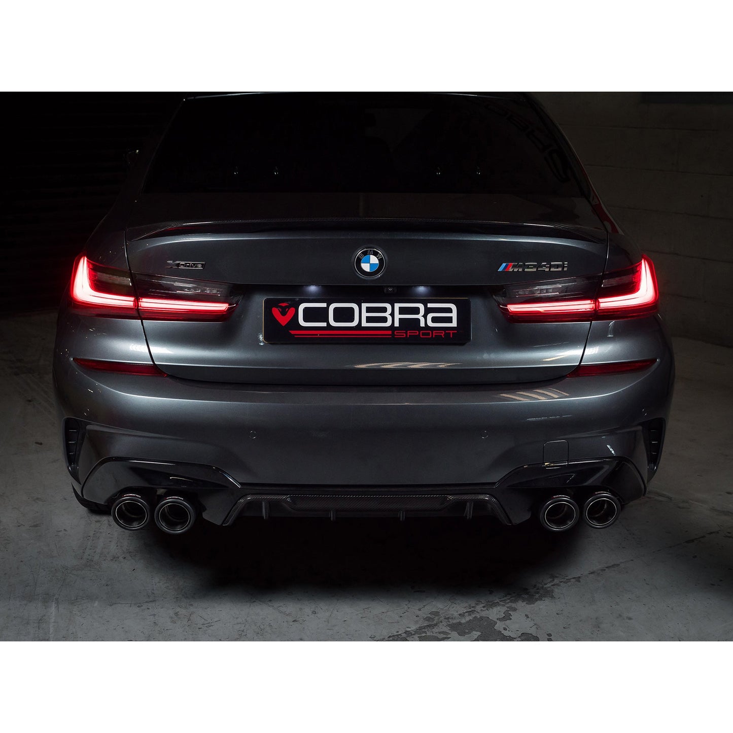 Cobra Exhaust BMW M340i (G20) (19+) (UK/EU) Valved Quad Exit GPF/PPF Back Performance Exhaust