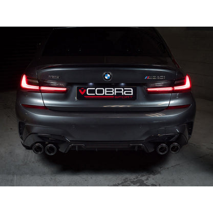 Cobra Exhaust BMW M340i (G20) (19+) (UK/EU) Valved Quad Exit GPF/PPF Back Performance Exhaust
