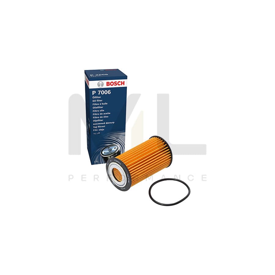 BOSCH Element Oil Filter F026407006 (P7006) - Fits Fiat Suzuki Vauxhall