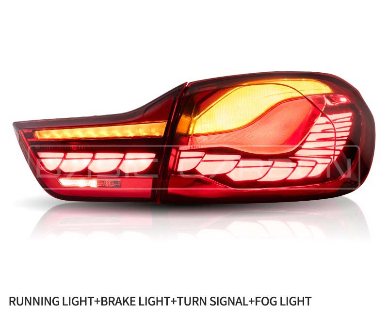 Basic Carbon BMW F32 F33 F36 F82 GTS Style LED Tail Lights (Inc. 430i, 435i, 440i & M4)