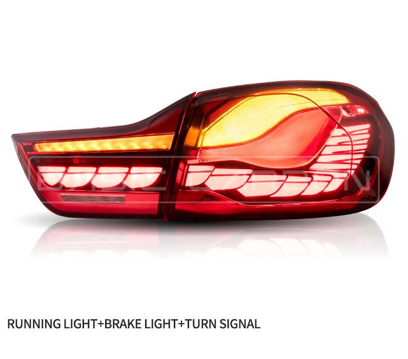 Basic Carbon BMW F32 F33 F36 F82 GTS Style LED Tail Lights (Inc. 430i, 435i, 440i & M4)