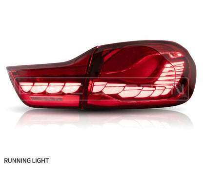 Basic Carbon BMW F32 F33 F36 F82 GTS Style LED Tail Lights (Inc. 430i, 435i, 440i & M4)