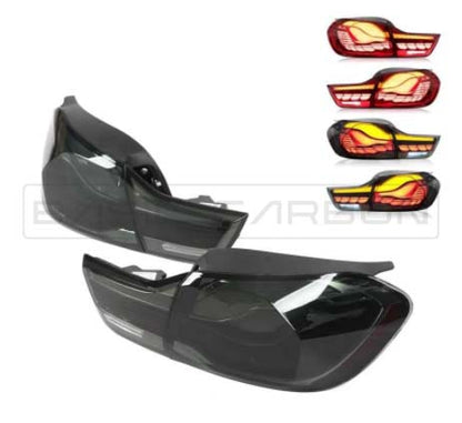 Basic Carbon BMW F32 F33 F36 F82 GTS Style LED Tail Lights (Inc. 430i, 435i, 440i & M4)
