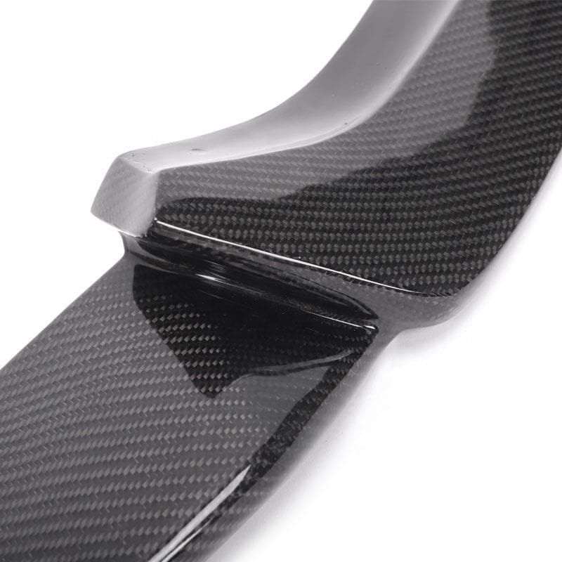 Basic Carbon BMW F80 F82 F83 F33 F83 Varis Style Carbon Fibre Front Lip Spoiler (M3 & M4) - ML Performance UK