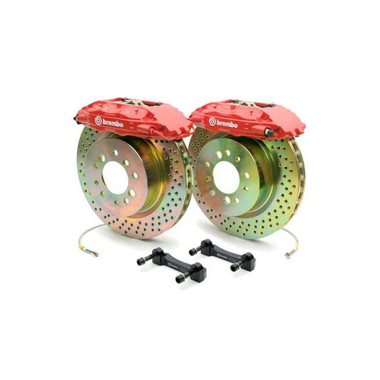 Brembo BMW F20 F22 F30 F32 F36 Front GT 6 Piston Cross Drilled Big Brake Kit 355 x 32mm (Inc. M135i, M240i, 328i & 430i) - ML Performance UK