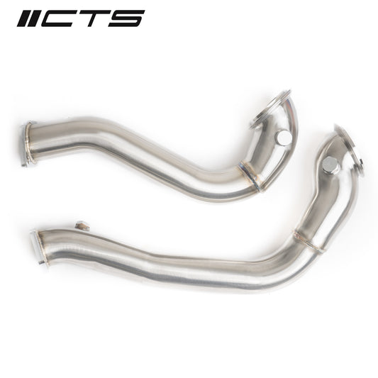CTS Turbo BMW N54 E82 E88 E90 E92 2.5" Cast Downpipe Kit - RWD (135i & 335i) - ML Performance UK