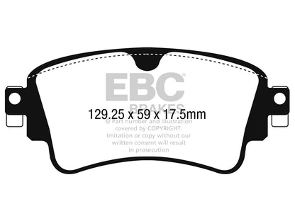 EBC Audi B9 C8 Redstuff Sport Rear Brake Pads - TRW Caliper (Inc. A4, A5 & A6) - ML Performance UK