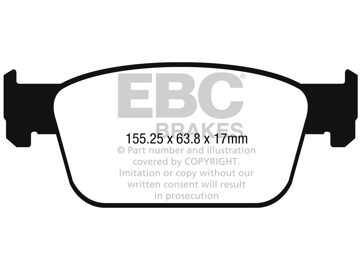 EBC Audi B9 Redstuff Sport Front Brake Pads - ATE Caliper (A4 & A5) - ML Performace UK