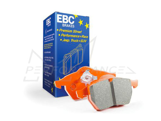 EBC Audi BMW Lamborghini Orangestuff Race Rear Brake Pads - Brembo Caliper (Inc. 4S R8, F87 M2 Competition, LP560-4 Gallardo & LP640 Murcielago) - Supercar Parts UK