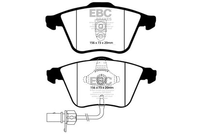 EBC Audi C5 A6 Greenstuff 2000 Series Sport Front Brake Pads - ATE Caliper | ML Performance UK