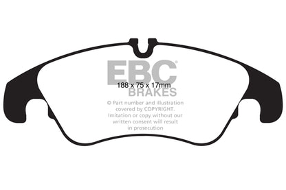 EBC Audi C7 Redstuff Sport Front Brake Pads - TRW Caliper (A6 & A7) | ML Performance UK