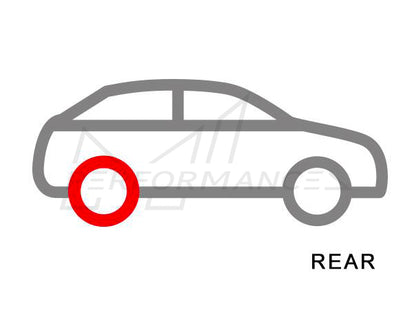 EBC Audi Seat Skoda Volkswagen Slotted And Dimpled Sport Rear Discs - TRW Caliper (Inc. 8PRS3, 5F Leon, 5E Octavia & MK7 Golf GTI) | ML Performance UK