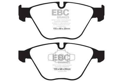 EBC BMW E90 E91 E92 E93 Yellowstuff 4000 Series Front Sport Brake Pads & Premium OE Replacement Plain Discs Kit - ATE Caliper (325i, 330i, 325ix & 330ix) | ML Performance UK