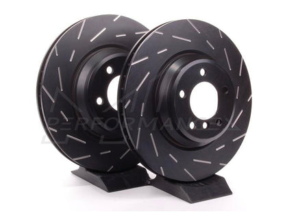 EBC BMW E92 E93 USR Front Slotted Discs (Pair) - ATE Caliper (325i, 330i, 335i & 330ix) | ML Performance UK
