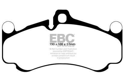 EBC BMW F10 F11 Redstuff Sport Front Brake Pads - ATE Caliper (Inc. 520i, 525i, 528i & 530i) | ML Performance UK
